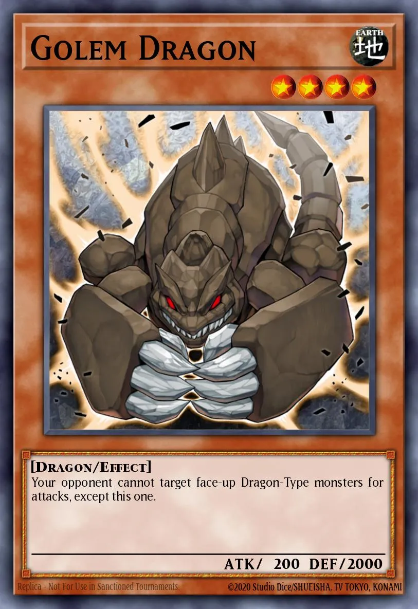 Golem Dragon · Turbo Pack: Booster Six 9666558/21