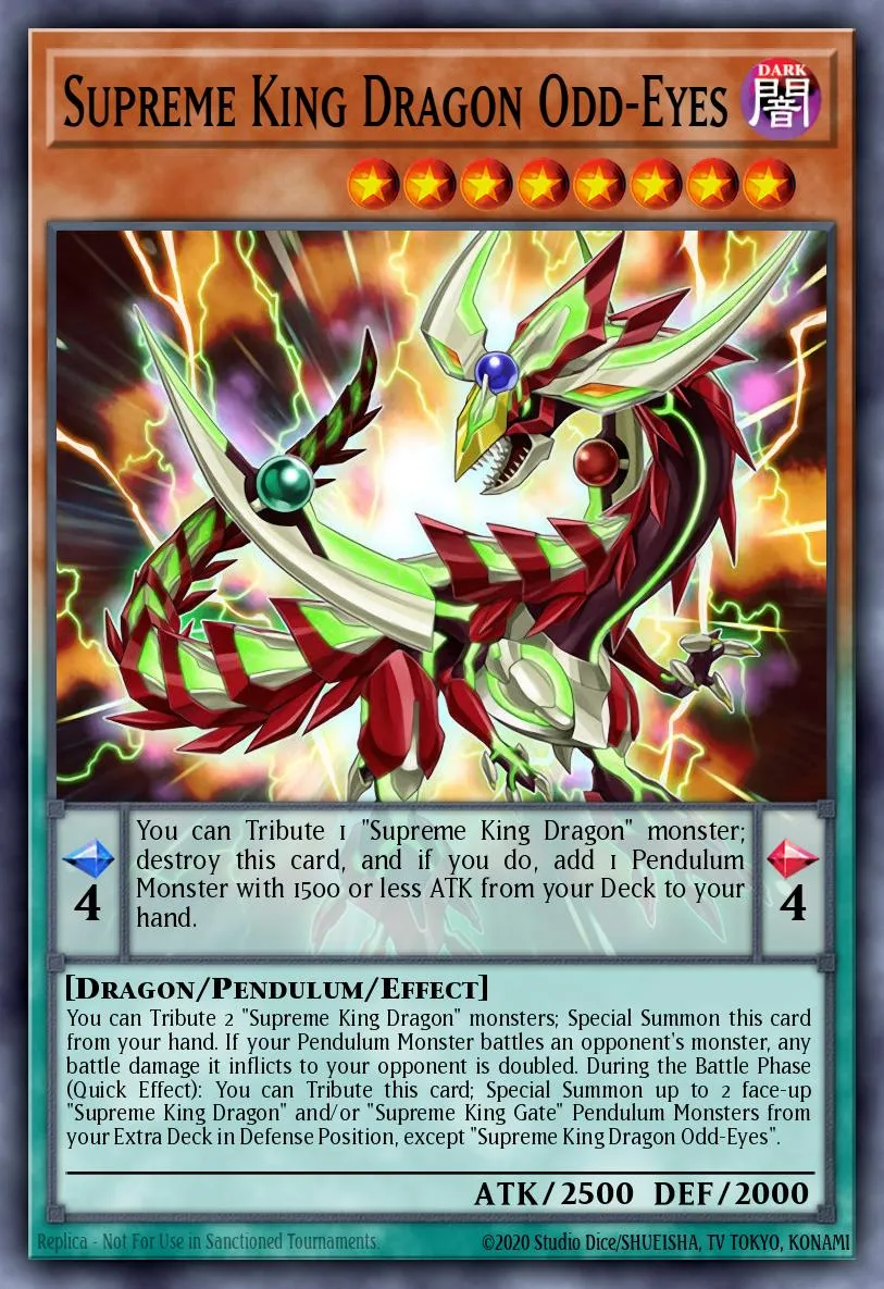 Supreme King Dragon Odd-Eyes · Code of the Duelist Special Edition 96733134/4