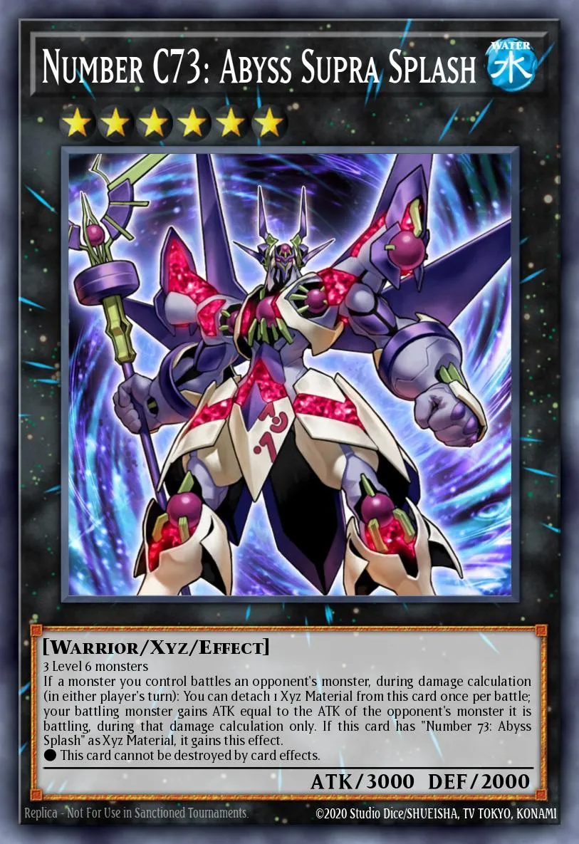 Number C73: Abyss Supra Splash · Dragons of Legend 96864105/51