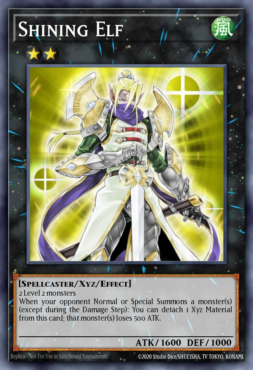 Shining Elf · Galactic Overlord Sneak Peek Participation Card 97170107/1