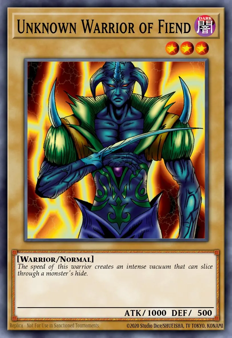 Unknown Warrior of Fiend · Starter Deck: Kaiba 97360116/96
