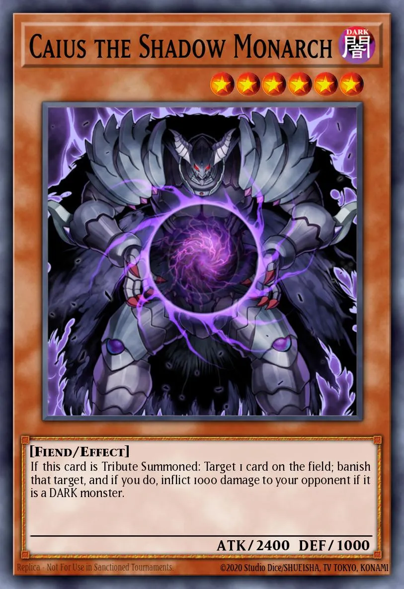 Caius the Shadow Monarch · The Dark Emperor Structure Deck 9748752/36
