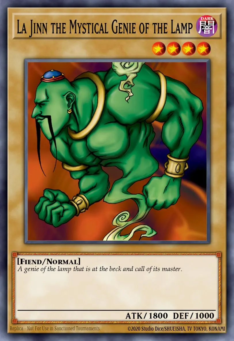 La Jinn the Mystical Genie of the Lamp · Starter Deck: Kaiba 97590747/96