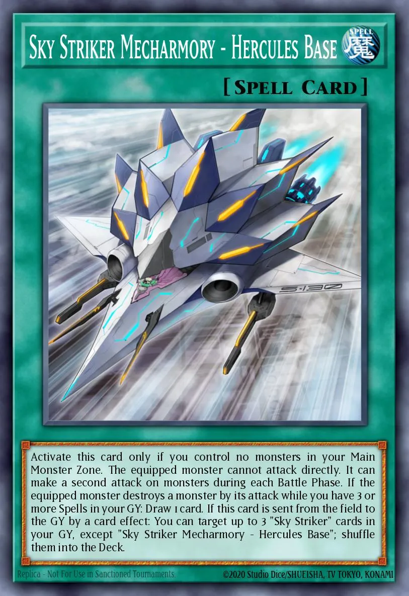 Sky Striker Mecharmory - Hercules Base · Dark Saviors 97616504/60