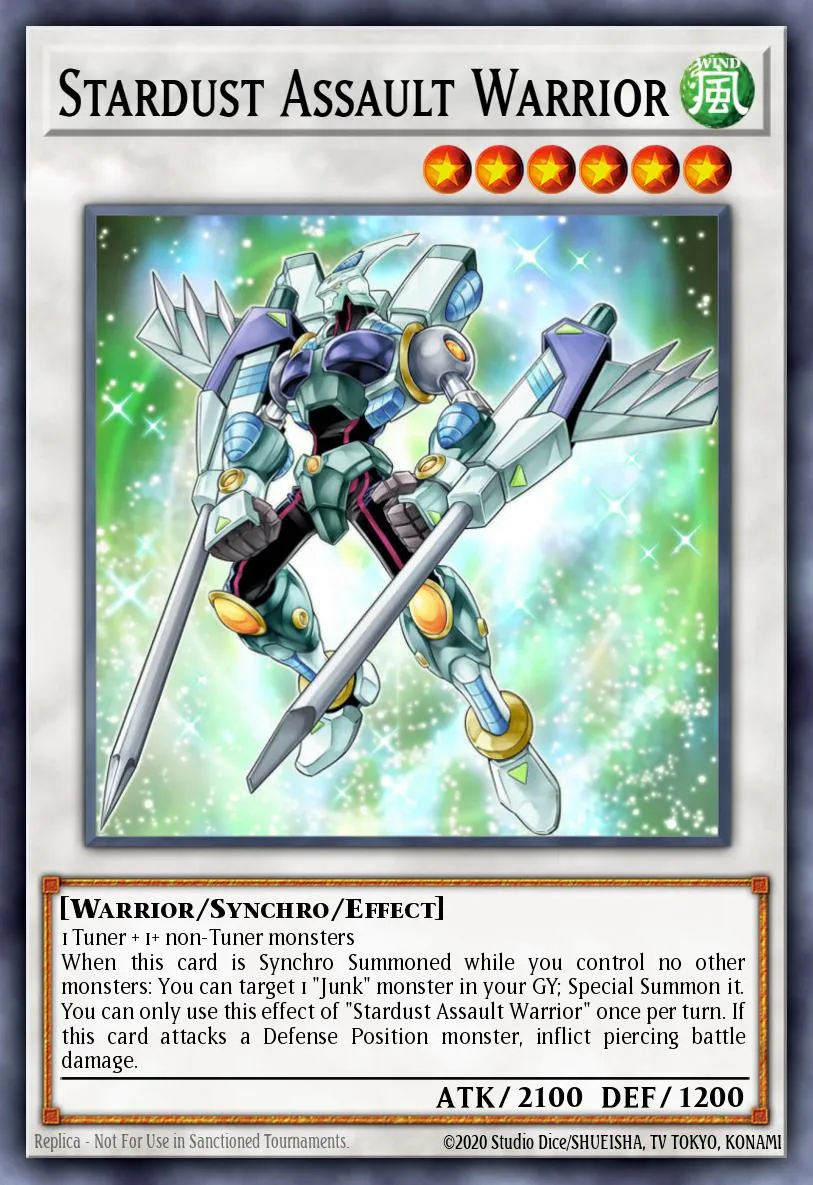 Stardust Assault Warrior · 2018 Mega-Tins 97792247/10