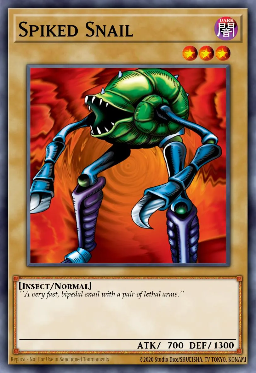 Spiked Snail · Yu-Gi-Oh (No Set) 98075147