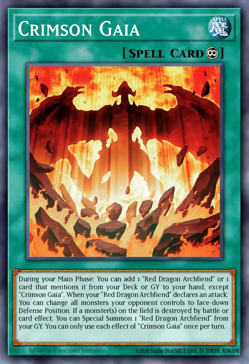 Crimson Gaia · Structure Deck: The Crimson King 98173209/49