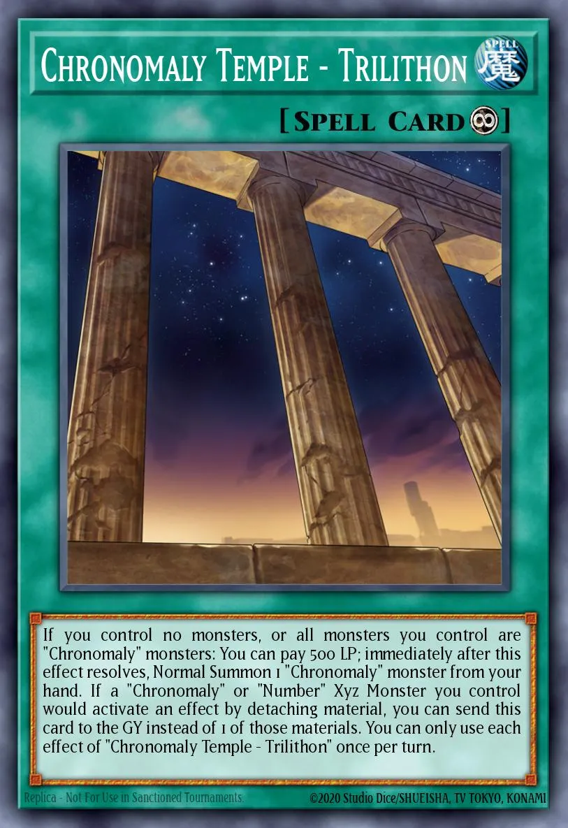Chronomaly Temple - Trilithon · Dawn of Majesty Premiere! promotional card 98204536/1