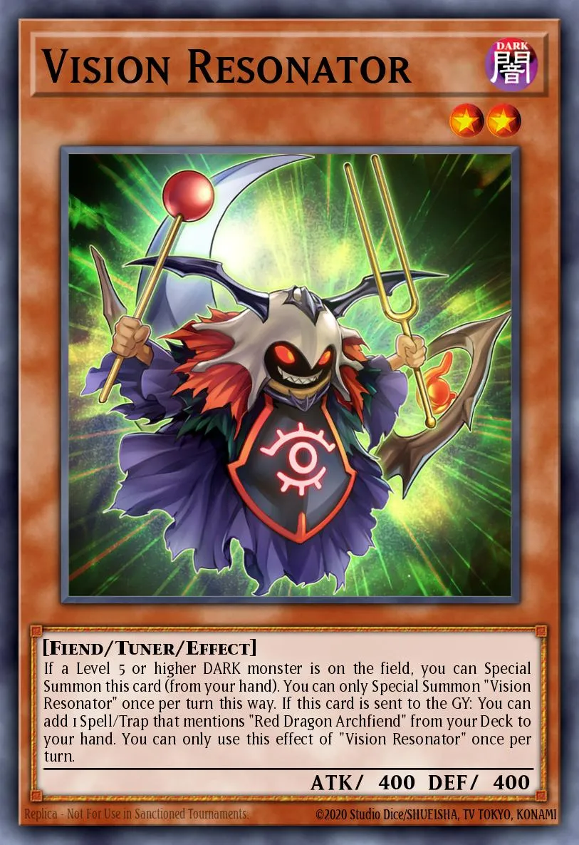 Vision Resonator · Structure Deck: The Crimson King 98396890/49