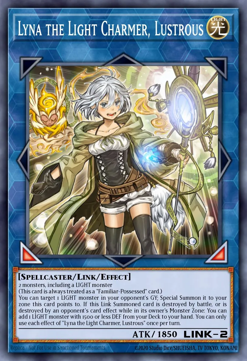 Lyna the Light Charmer, Lustrous · Lightning Overdrive Premiere! promotional card 9839945/1