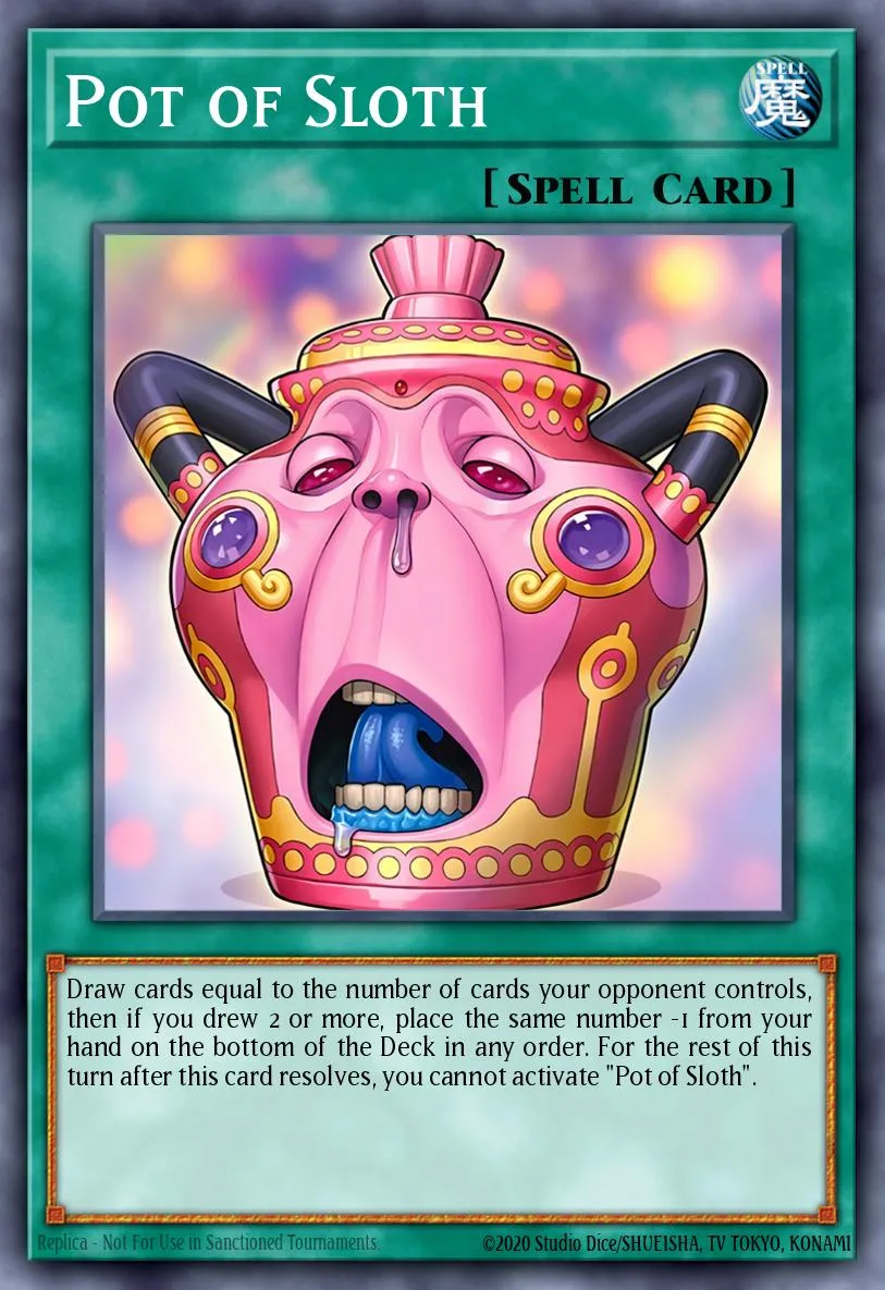 Pot of Sloth · Yu-Gi-Oh (No Set) 98476659
