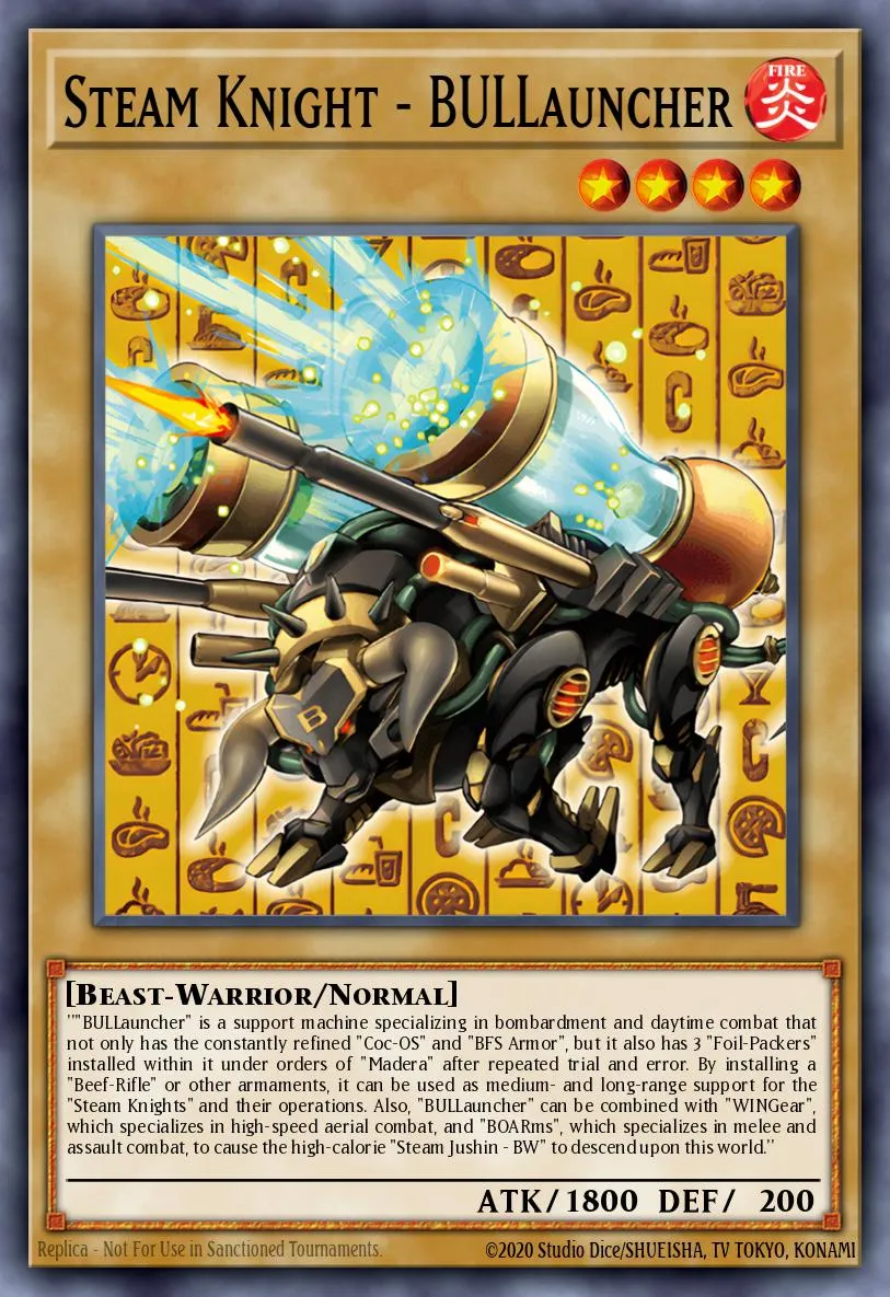 Steam Knight - BULLauncher · Yu-Gi-Oh (No Set) 98588427