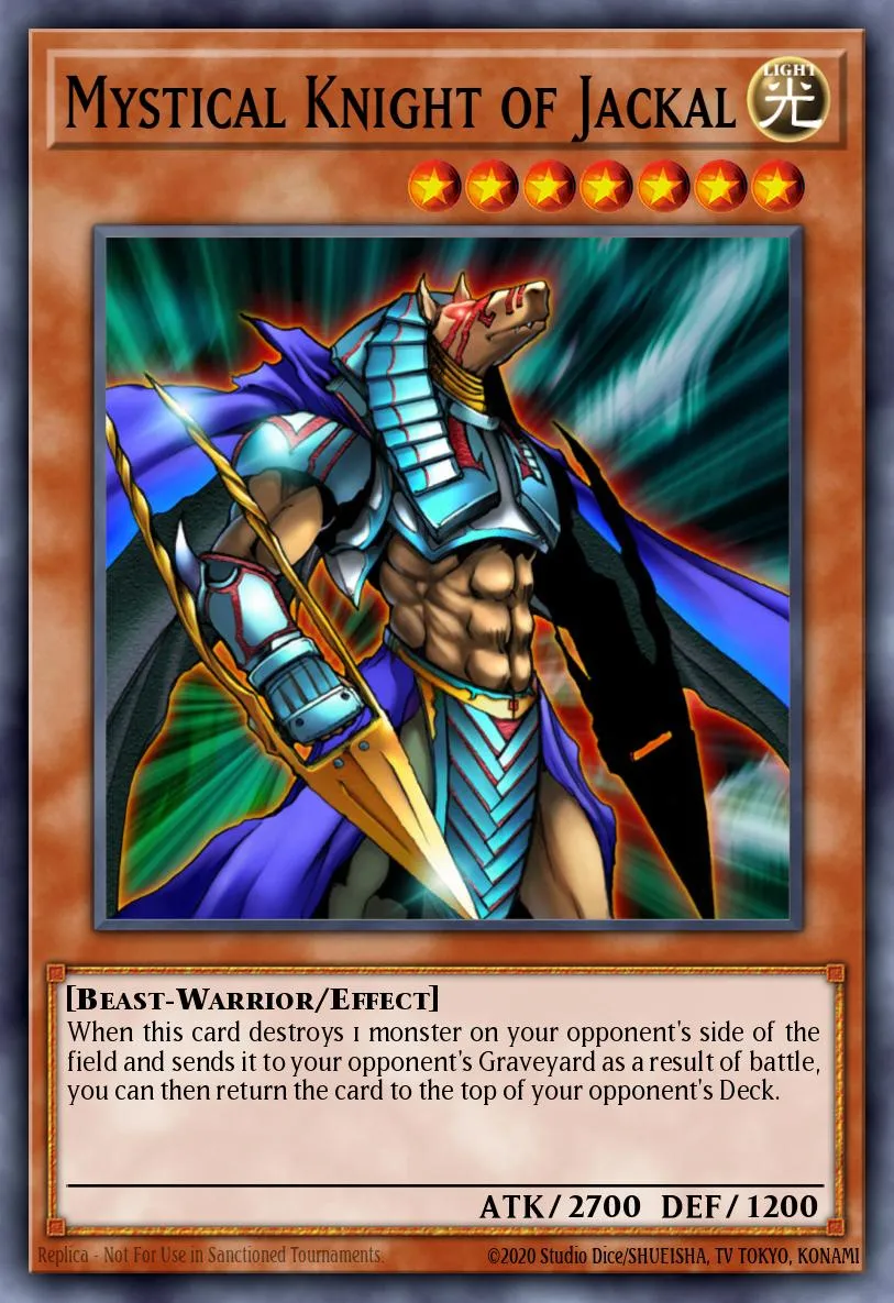 Mystical Knight of Jackal · Pharaonic Guardian 98745000/108