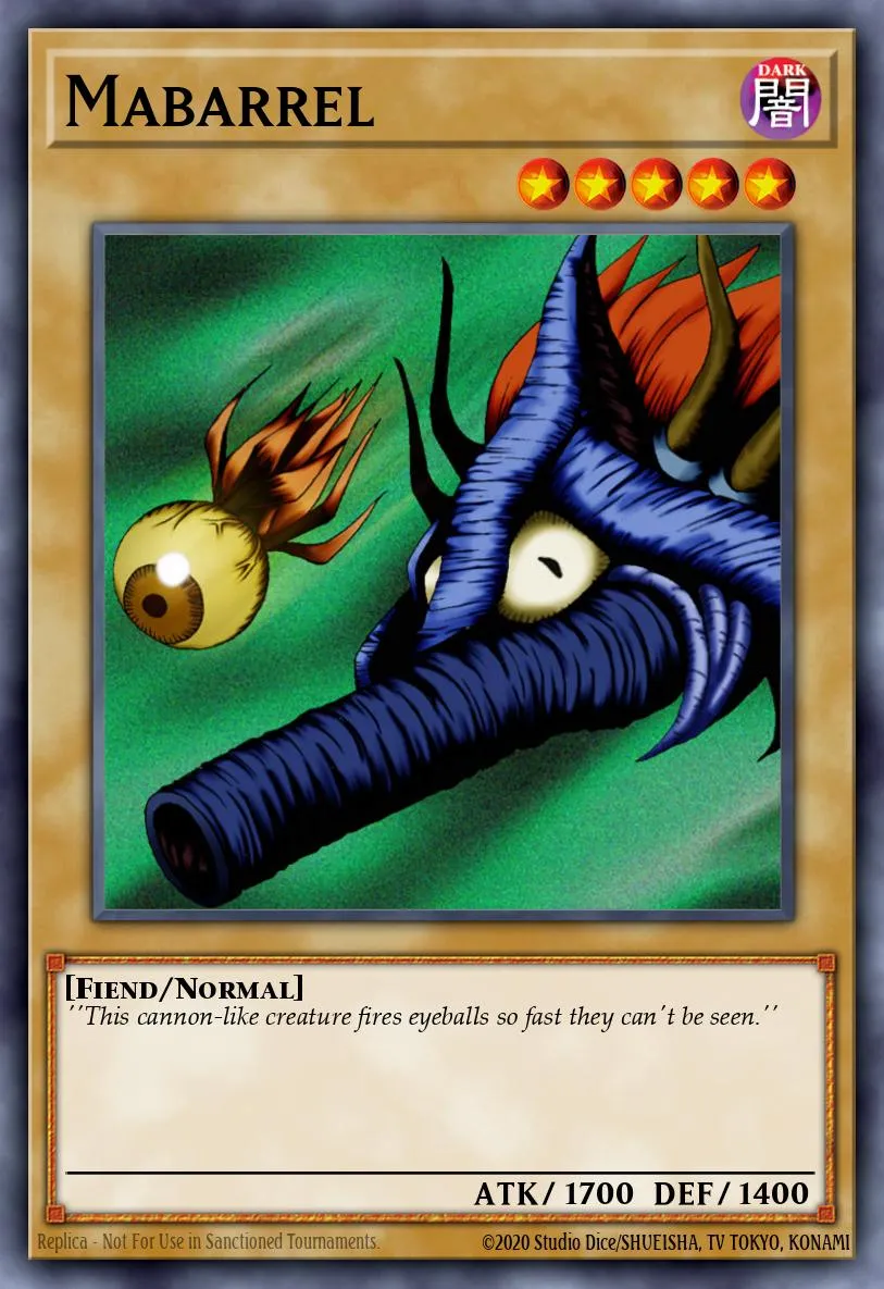 Mabarrel · Yu-Gi-Oh (No Set) 98795934