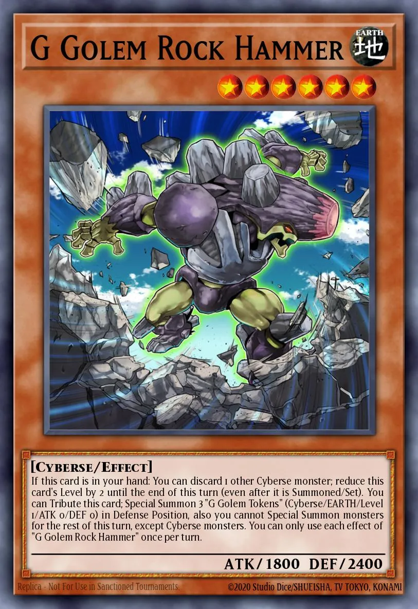 G Golem Rock Hammer · Battles of Legend: Crystal Revenge 98875863/105