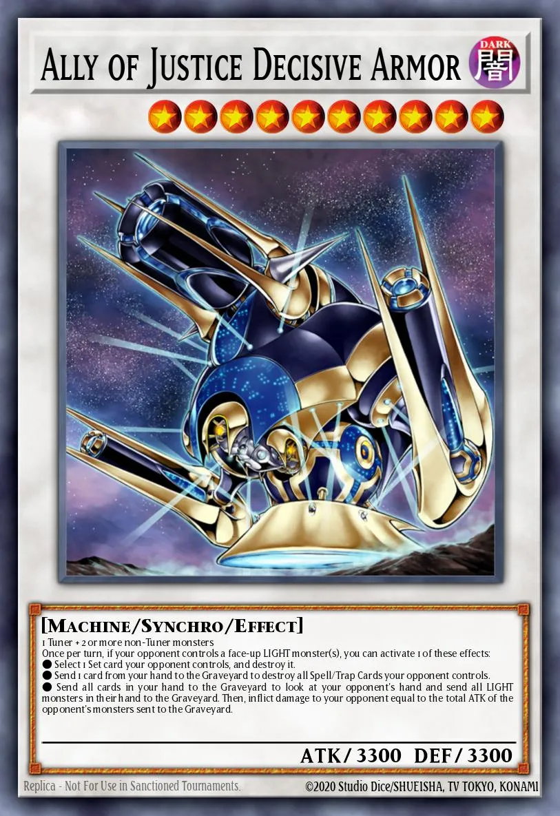 Ally of Justice Decisive Armor · Duel Terminal 3 9888196/100