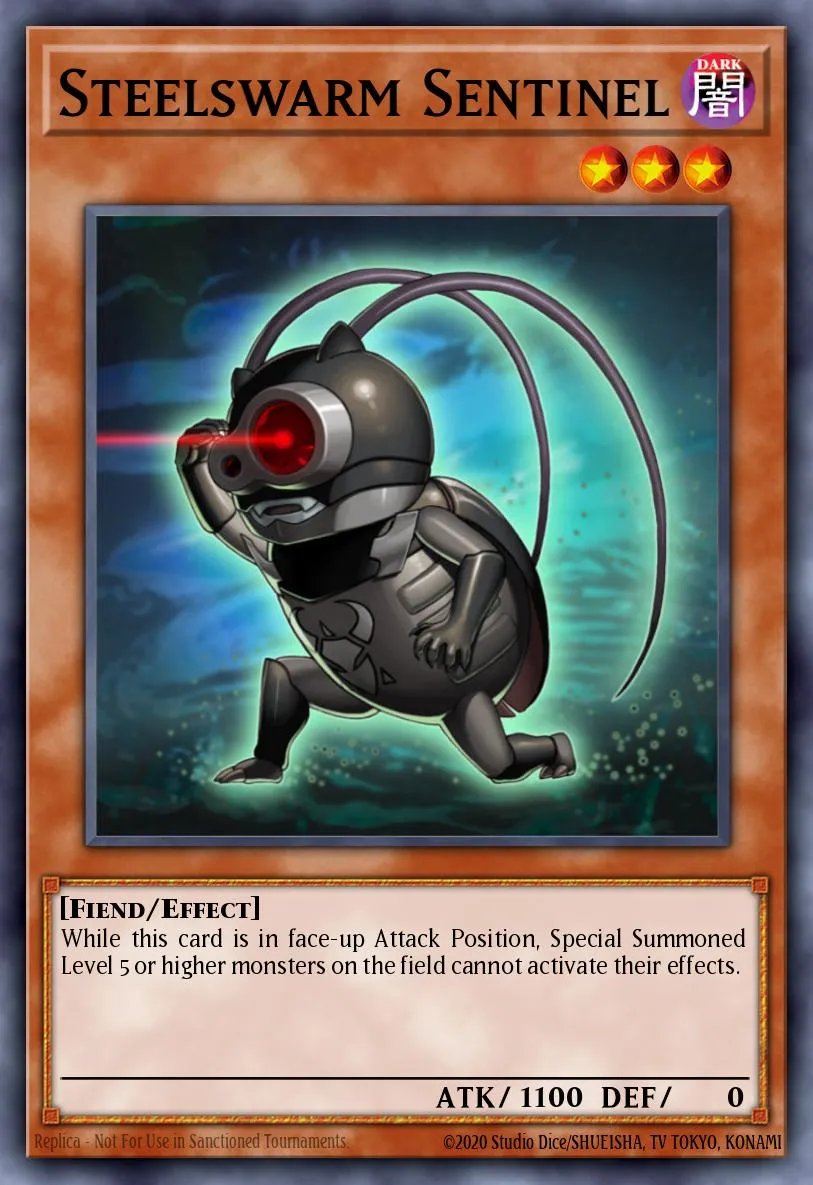Steelswarm Sentinel · Duel Terminal 6b 99214782/50