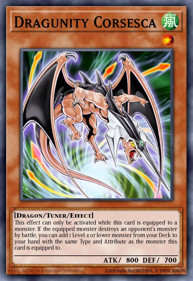 Dragunity Corsesca · Duel Terminal 4 99594764/100