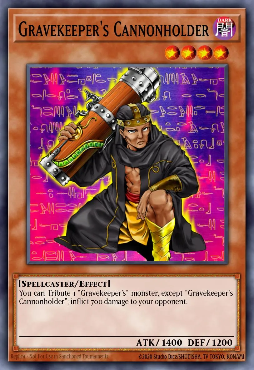 Gravekeeper's Cannonholder · Pharaonic Guardian 99877698/108
