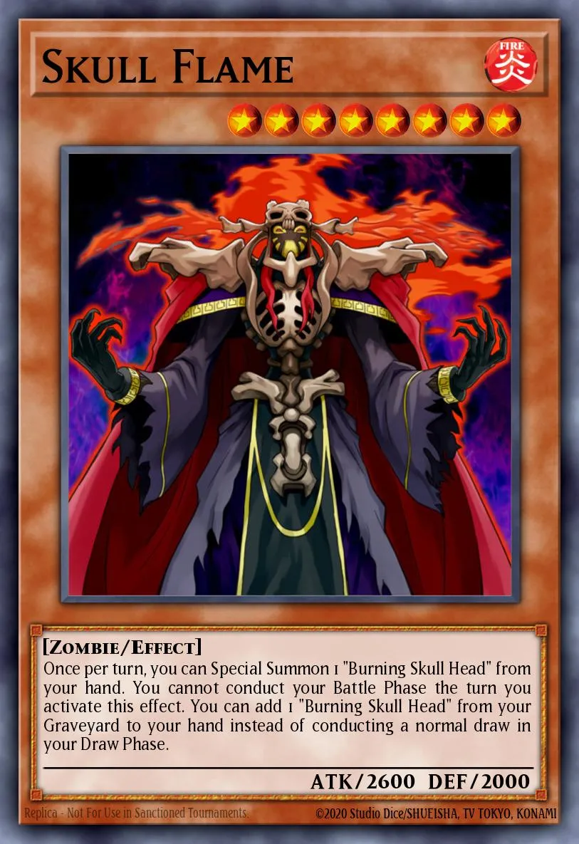 Skull Flame · Yu-Gi-Oh! 5D's Wheelie Breakers Promotional Cards 99899504/3